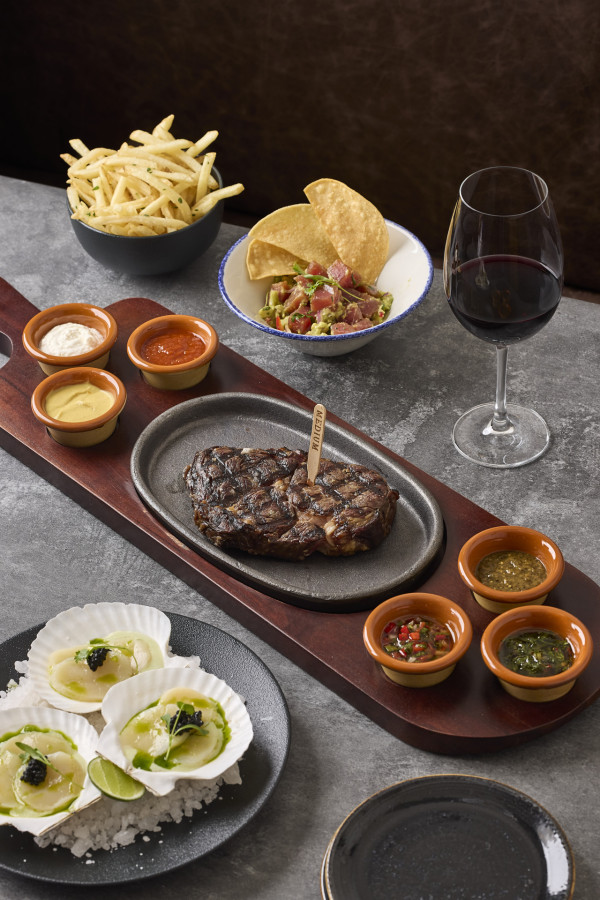 中環新開阿根廷扒房TANGO 頂級肉眼扒／生帶子薄片／吞拿魚他他／除夕探戈舞蹈表演