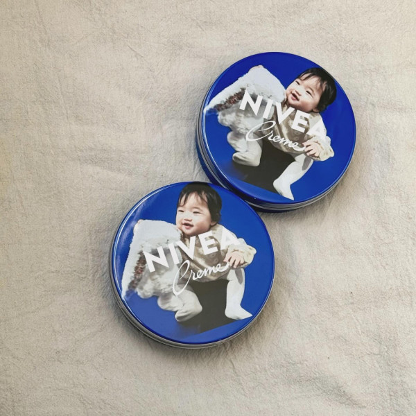 日本Nivea期間限定活動  自拍照片變護膚品罐封面 