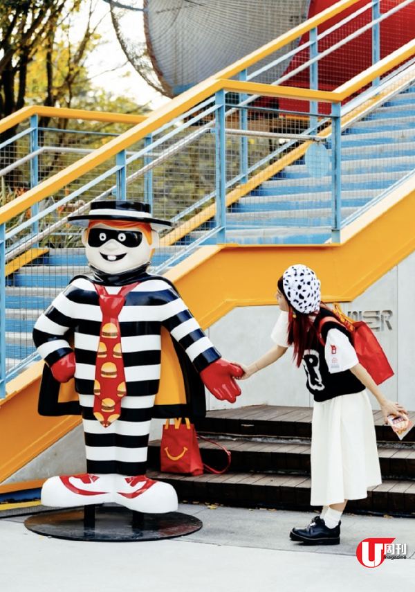 深圳 BFF 友誼麥歲藝術展 蘋果樹 + 麥當勞叔叔長椅 / 麥麥小鎮瘋狂影相 