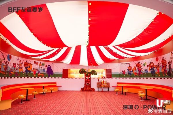 深圳 BFF 友誼麥歲藝術展 蘋果樹 + 麥當勞叔叔長椅 / 麥麥小鎮瘋狂影相 