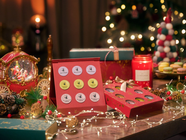 美食版聖誕禮物集合 本地氣泡茶 / 日清即食麵包包 / 台式雪花酥