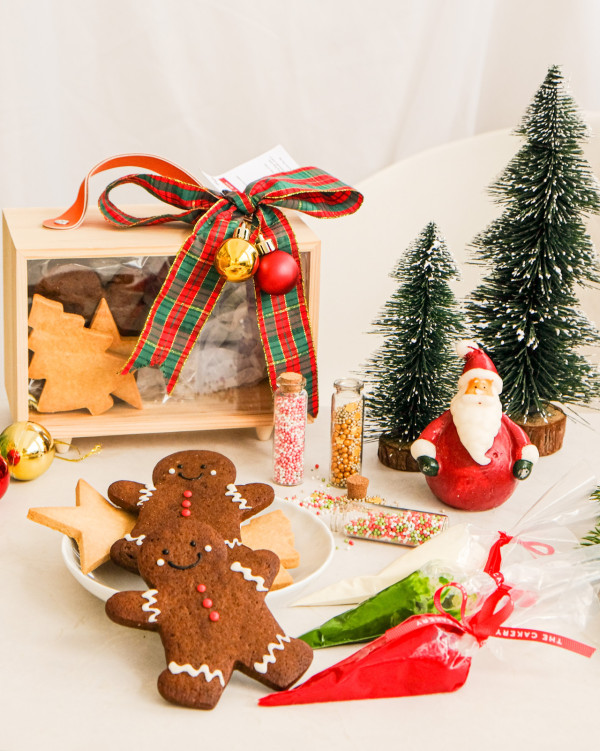 美食版聖誕禮物集合 本地氣泡茶 / 日清即食麵包包 / 台式雪花酥
