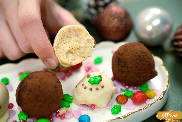 免焗甜品｜4種材料零失敗聖誕甜品 可愛聖誕造型朱古力芝士波