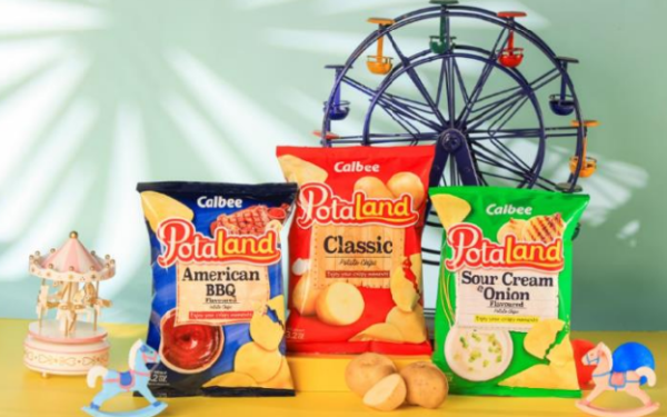 卡樂B全新Potaland系列薯片  酸忌廉洋蔥味薯片／美式燒烤味薯片