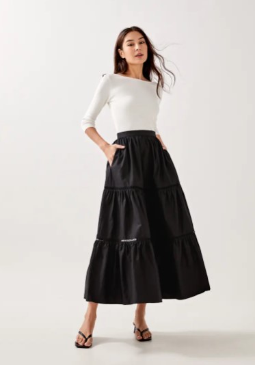 Love Bonito Harlie Tiered Flare Skirt HK$295