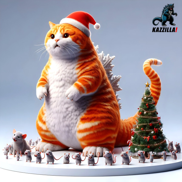 「貓斯拉」泰國創作者設計巨型怪獸肥貓　凶猛可愛！網民敲碗商品化做模型