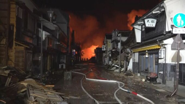 日本地震｜石川縣元旦遇7.6級大地震釀超20死 自1885年來能登最強地震 