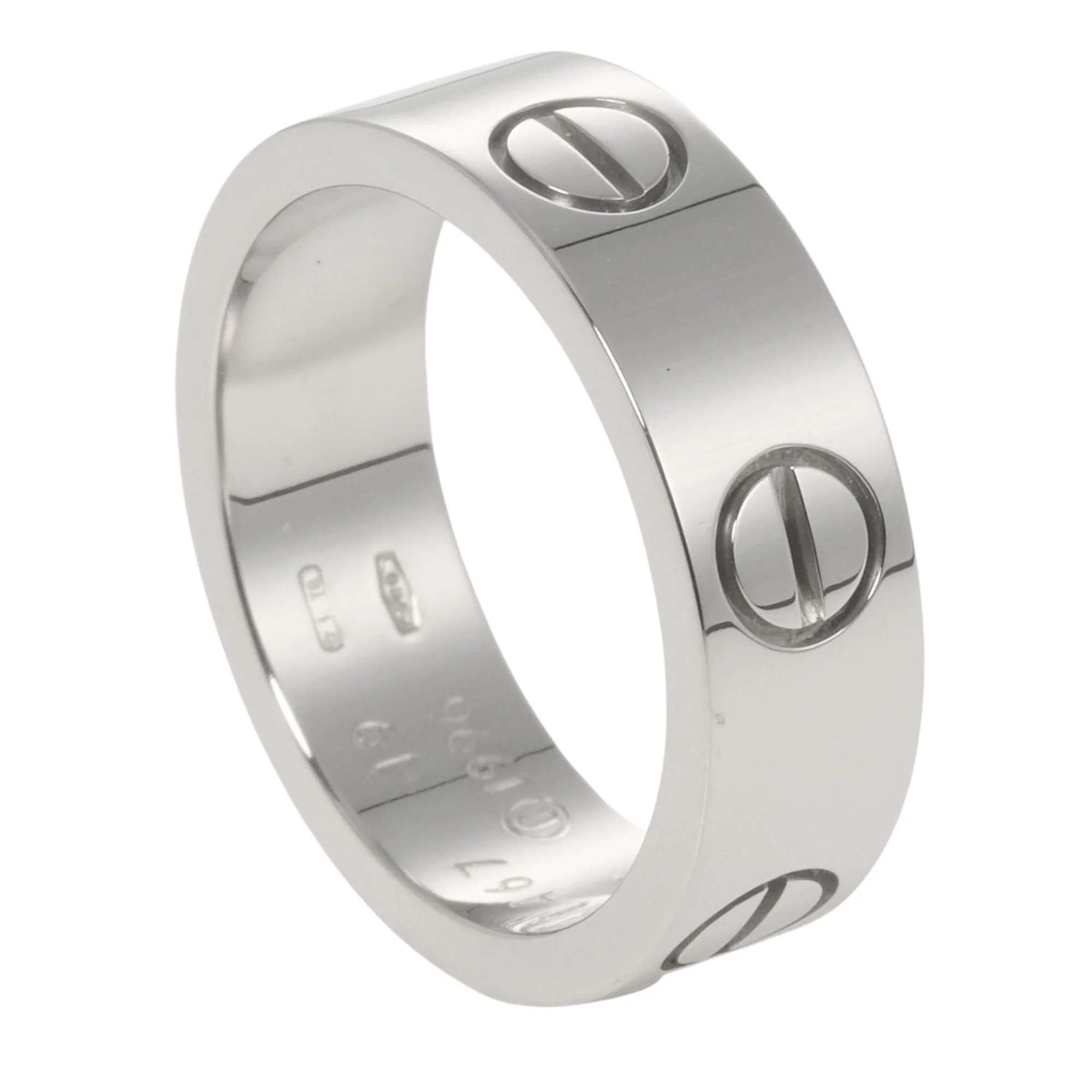 Women Cartier Love Ring - Silver $8129