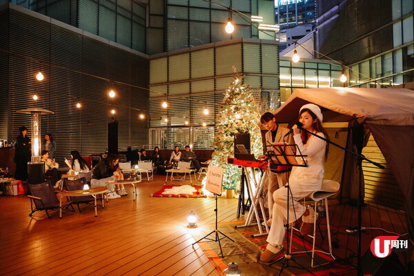 Glamping 主題燒肉店 1 月限定飄雪 + Busking  / 戶外聽歌燒棉花糖至 2am