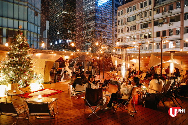Glamping 主題燒肉店 1 月限定飄雪 + Busking  / 戶外聽歌燒棉花糖至 2am