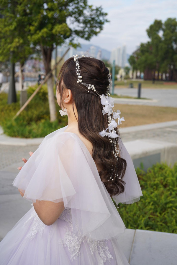 Half Up半扎公主頭髮型