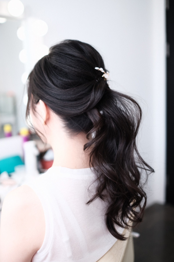 日系拉絲新娘髮型 Credit: 新娘化妝師Candice Li