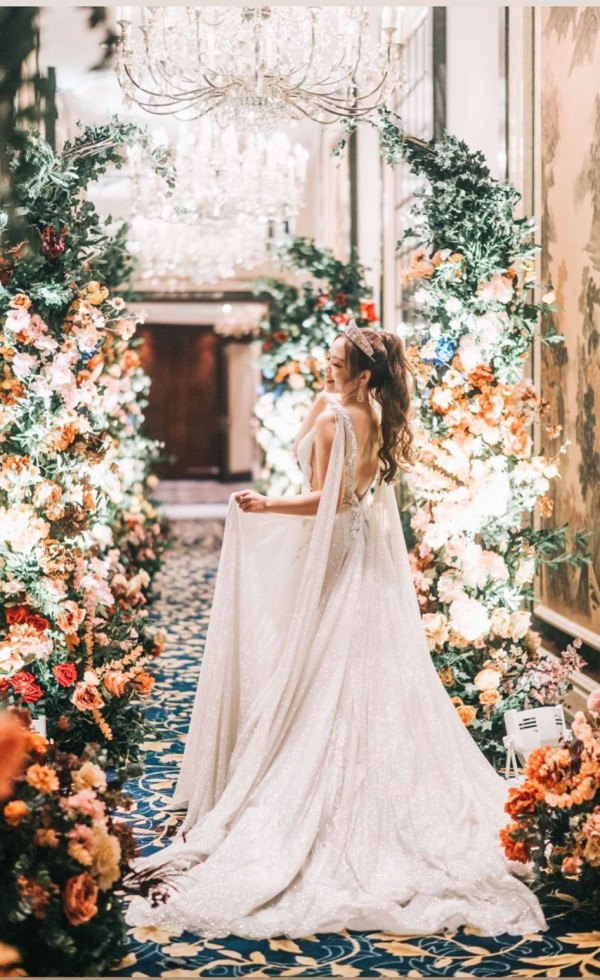 皇冠新娘髮型 Credit: 新娘化妝師Candice Li