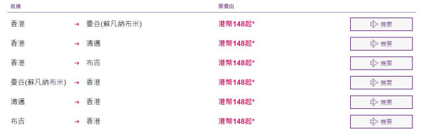 HK Express快閃泰國機票優惠！曼谷/布吉/清邁機票低至8 