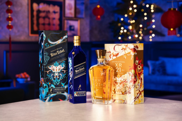 Johnnie Walker農曆新年限量版威士忌　青龍設計Blue Label／免費新年禮盒