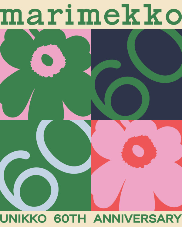 Marimekko 經典印花誕生60周年 為期一年花花慶祝活動