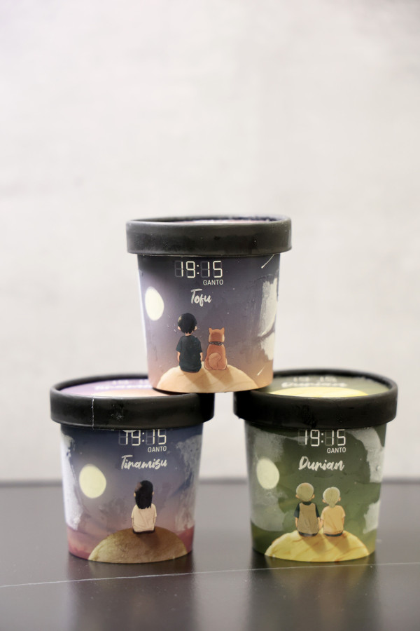 觀塘工廈發現手工 Gelato 店 本地製造 12 款口味 / 驚奇香印提子清酒口味