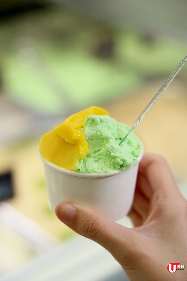 觀塘工廈發現手工 Gelato 店 本地製造 12 款口味 / 驚奇香印提子清酒口味