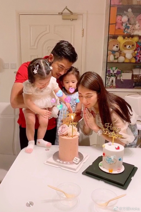 圖片來源:微博@方媛Moka 方媛唱老公名曲遭內地網民狠批 自爆郭富城為她做1事超Sweet!