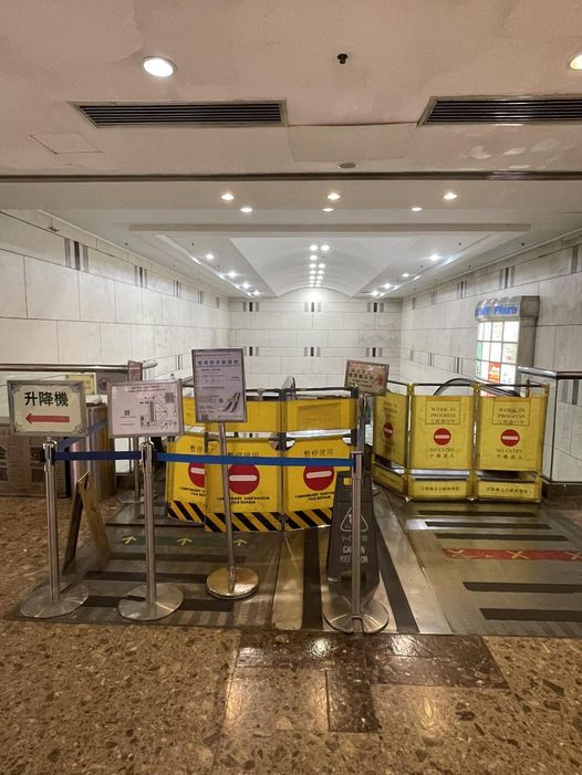 藍田匯景廣場扶手電梯落實更換工程 經常故障「成名」今料停用1年