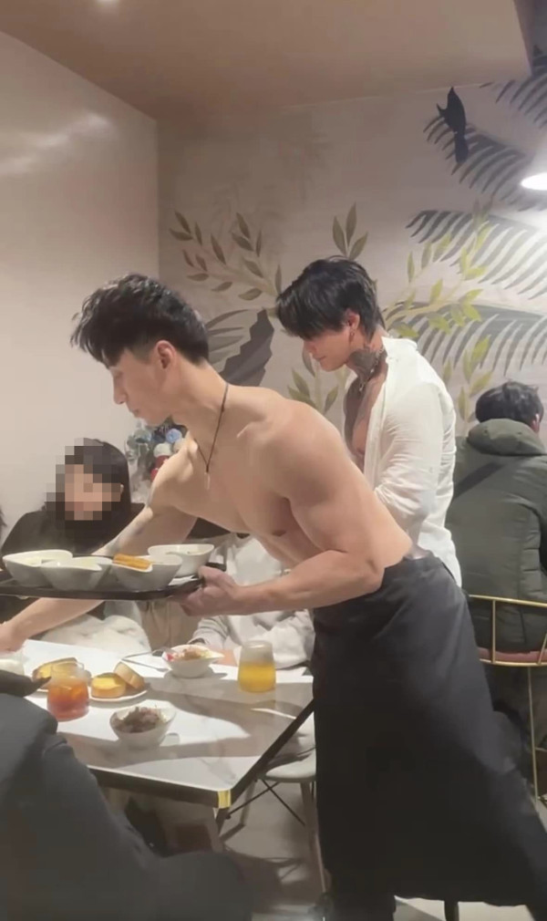台北新開大隻猛男餐廳  抱抱合照都得！侍應撞樣男團成員 