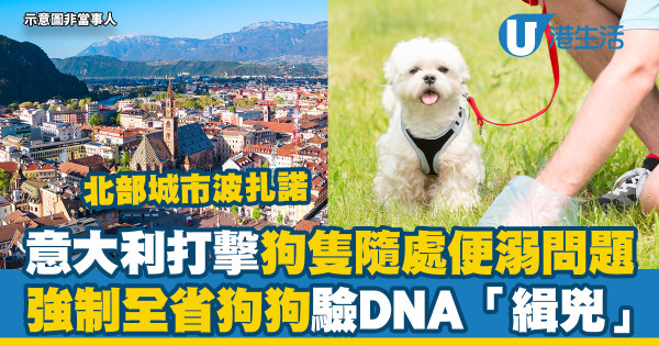 意大利打擊狗隻隨處便溺問題　強制全省狗狗驗DNA「緝兇」