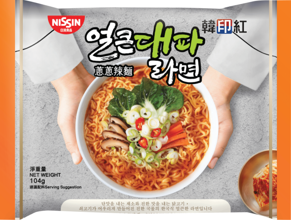 日清聯乘韓印紅推出$9葱葱辣麵！附3種食譜／還原正宗韓國味道