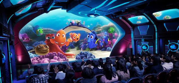 東京迪士尼海洋遊樂設施尼莫&好友的海洋世界（圖片來源：東京迪士尼海洋）