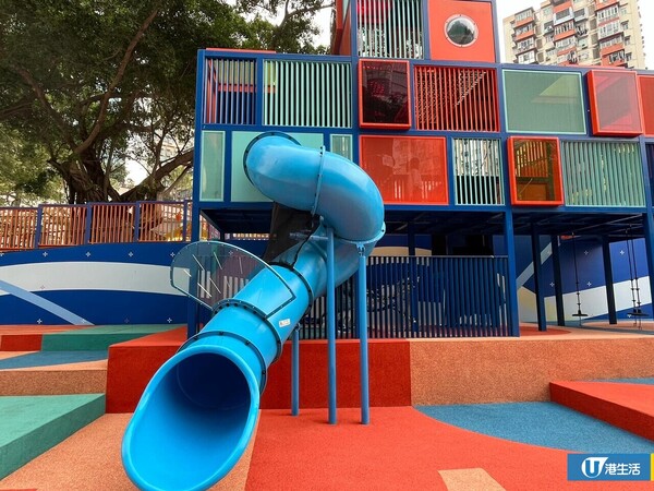  觀塘市中心遊樂場正式開放！ 免費任玩4層高攀爬架+旋轉滑梯 