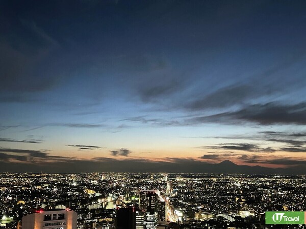 shibuya sky黃昏景 