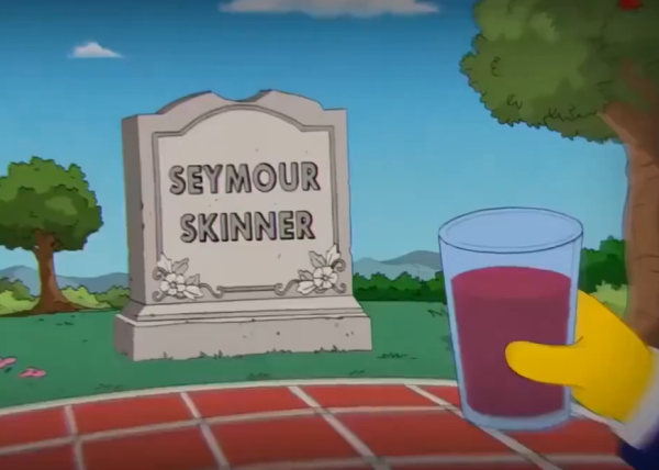 The Simpsons阿森一族片段 (圖片來源：Twitter@VisionaryVoid）