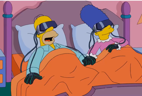 The Simpsons阿森一族片段 (圖片來源：Twitter@VisionaryVoid）