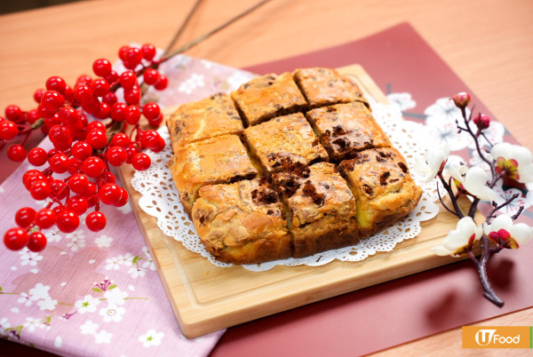 年糕新吃法！芋泥肉鬆烤脆皮年糕食譜　簡單4步免開火氣炸鍋料理