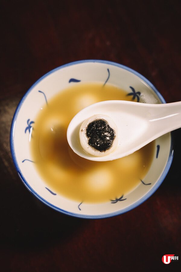 牛頭角誠意糖水小店 $25 石磨芝麻糊 / 薑汁湯丸 /  煙韌糖不甩