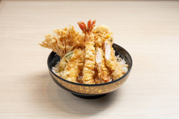 日本過江龍天婦羅店Tempura Makino新品！$68天婦羅盛合丼／$78天婦羅定食