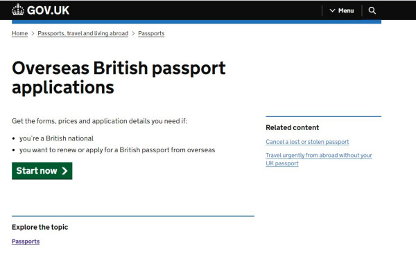 【BNO續期申請教學】BNO護照續領手續/所需文件/副簽/費用 (圖片來源:GOV.UK) 【BNO續期申請教學】BNO護照續領手續/所需文件/副簽/費用