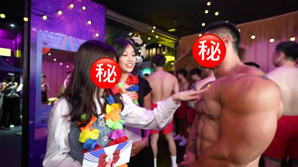 TVB小花台灣夜店初體驗！摸男模巨胸嚇到尖叫 鏡頭前大膽探討婚前性行為 