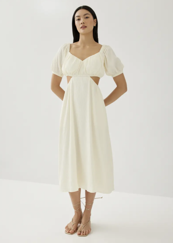 Cereza Padded Textured Cut Out Dress 原價HK$415｜折後HK$209（5折）
