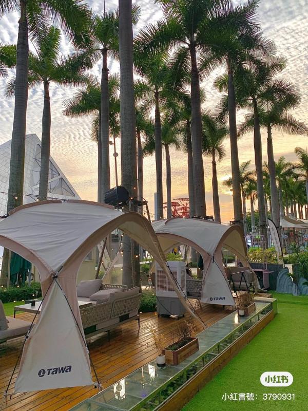 深圳好去處｜深圳歡樂港灣露營風戶外和牛燒肉 人均！唯美日落海景/煙花 