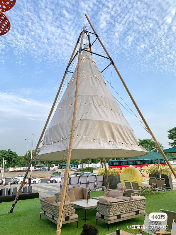 深圳好去處｜深圳歡樂港灣露營風戶外和牛燒肉 人均！唯美日落海景/煙花 