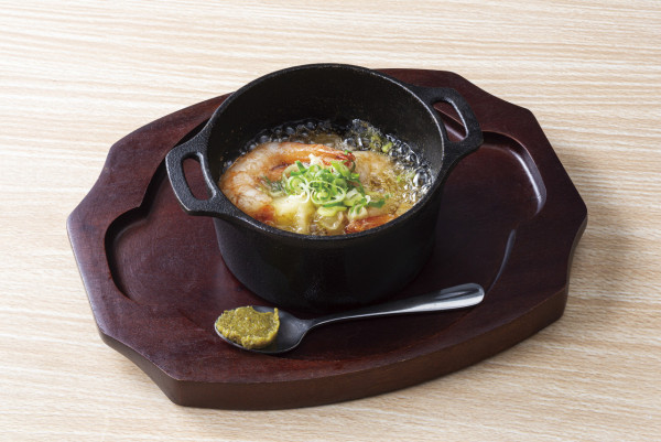 杉玉3月期間限定新menu 鰻魚龍之卷／貝類刺身盛／蒜香橄欖油煮蝦附柚子胡椒