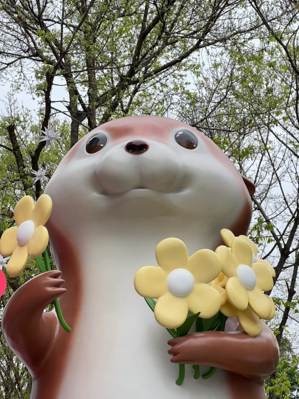 深圳好去處｜深圳龍崗萬科廣場全新打卡好去處  3米高巨型水獺/田園風花園 