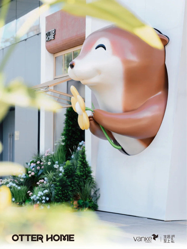 深圳好去處｜深圳龍崗萬科廣場全新打卡好去處  3米高巨型水獺/田園風花園 