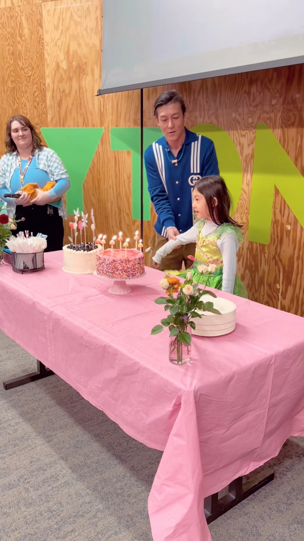 陳冠希為囡囡於美國大搞生日會！7歲Alaia越大越靚五官精緻！ 