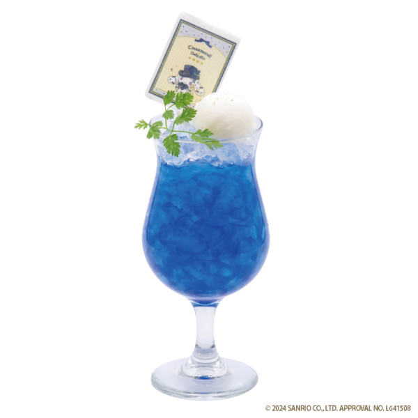 玉桂狗寶藍色飲品 （附杯墊）： 1,100日元