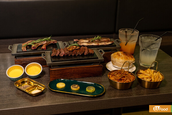 $98起！荃灣石燒牛扒扒房  鵝肝厚切平鐵牛扒／黑松露牛仔骨