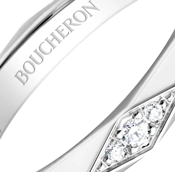 結婚戒指推薦5：Boucheron Facette婚戒 HK$‌20,800