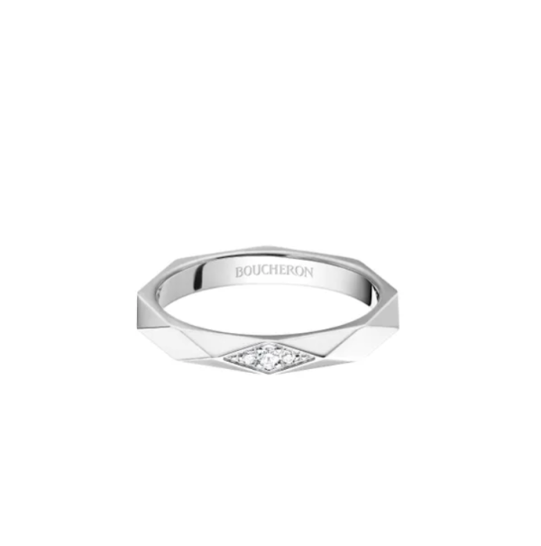 結婚戒指推薦5：Boucheron Facette婚戒 HK$‌20,800