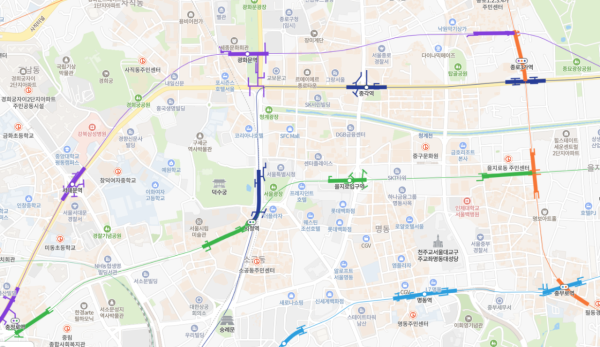 推薦大家使用Naver Map。（圖片來源：Naver Map）