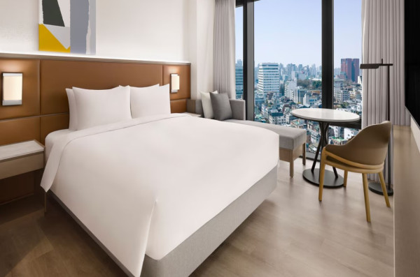 首爾江南AC酒店裝修簡約低調。（圖片來源：marriott.com）
